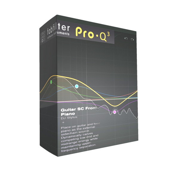 Stylus Sound Tools FabFilter Pro-Q 3 preset pack product box
